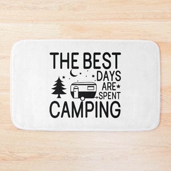 Item preview, The Best Days Are Spent Camping - Cute Mountain Nature Hiking Outdoor Forest Camper Gift designed and sold by FuzionRaptor.