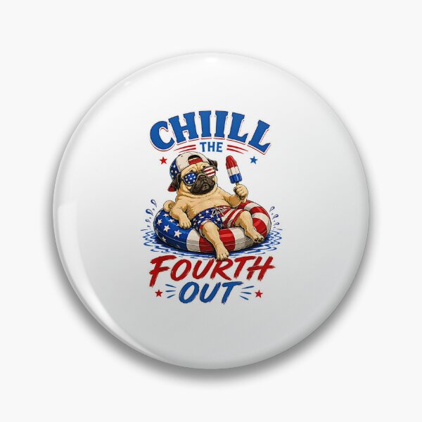 Item preview, Chill The Fourth Out Funny Goldendoodle Dog 4th Of July designed and sold by Methahshop.