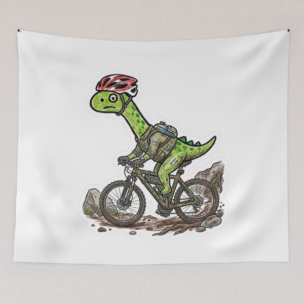Item preview, Cyclist Rex Dinosaur designed and sold by Emma0015.