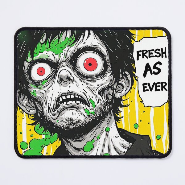 Item preview, Fresh As Ever – Zombie Comic Speech Bubble Dark Humor designed and sold by ChaoticZenStudio.