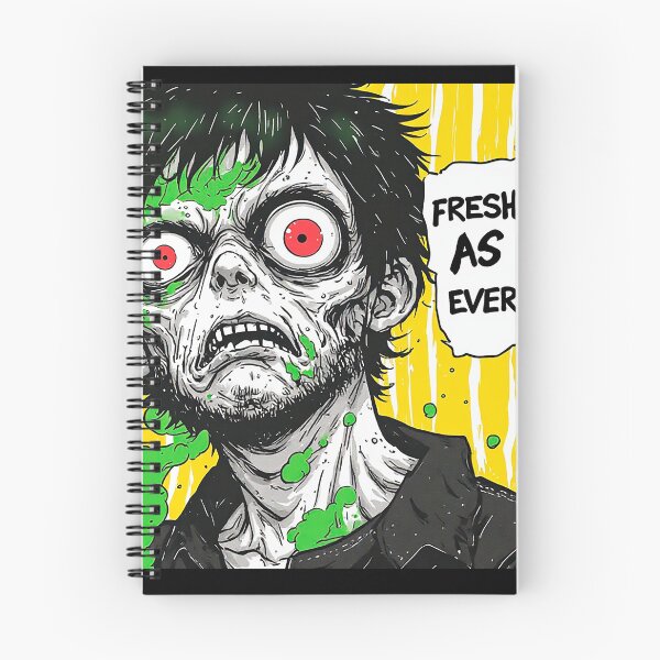 Item preview, Fresh As Ever – Zombie Comic Speech Bubble Dark Humor designed and sold by ChaoticZenStudio.
