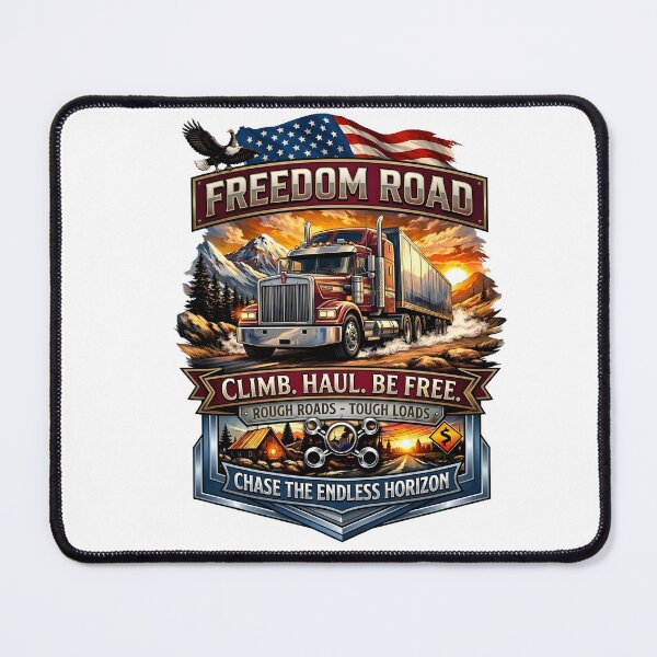 Item preview, Freedom Road Trucker Climb Haul Be Free Design designed and sold by zelvoc-wear.