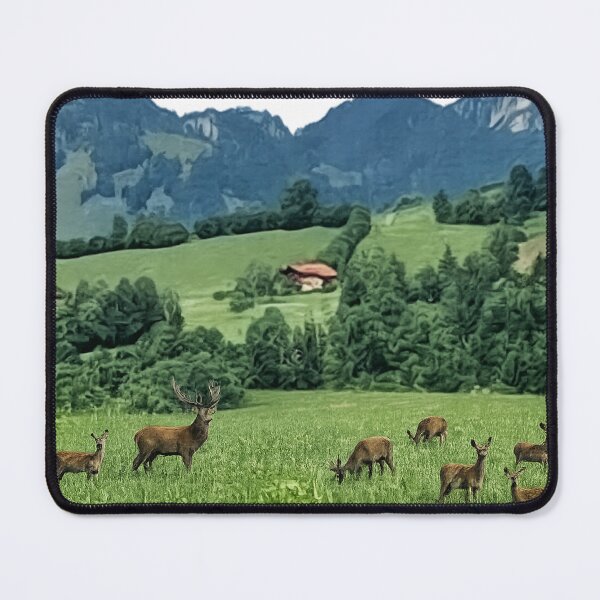 Item preview, Beautiful deer mountain nature designed and sold by Hookesmode.
