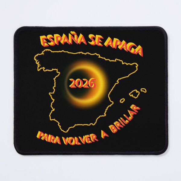Item preview, SPAIN IS FADING...TO SHINE AGAIN ECLIPSE 2026 designed and sold by stickersrafisa.