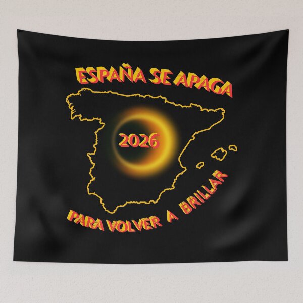 Item preview, SPAIN IS FADING...TO SHINE AGAIN ECLIPSE 2026 designed and sold by stickersrafisa.