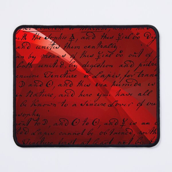 Item preview, Red abstract background with handwriting designed and sold by RinaGArt.