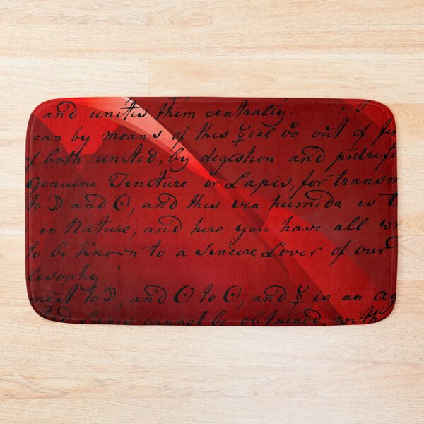 Item preview, Red abstract background with handwriting designed and sold by RinaGArt.