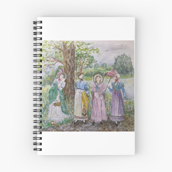 Item preview, Regency ladies promenading in the parkland designed and sold by HollyAngharad1.