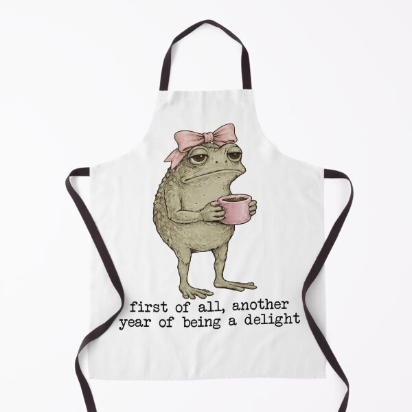 Item preview, First Of All Another Year Of Being A Delight Funny Birthday Frog designed and sold by TheBeesForYou.