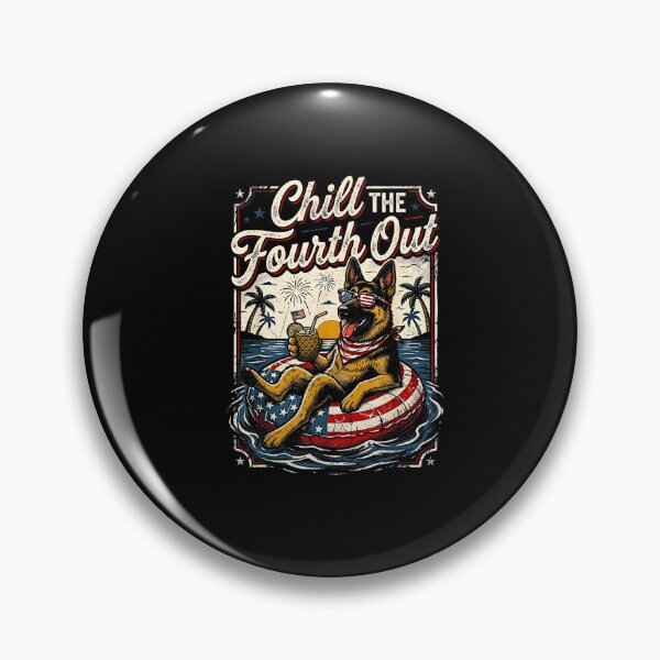 Item preview, Chill The Fourth Out Funny Goldendoodle Dog 4th Of July designed and sold by Methahshop.