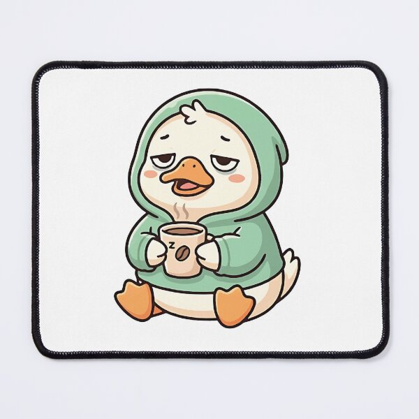 Item preview, Sleepy Duck Coffee Lover Cartoon designed and sold by banglalook.