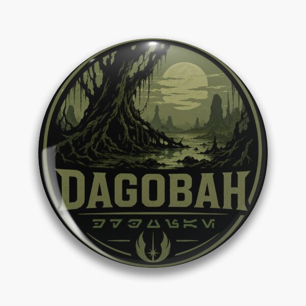 Item preview, Dagobah Planet Vintage Retro Sci-Fi Swamp World Fan Design designed and sold by ChemiroL.