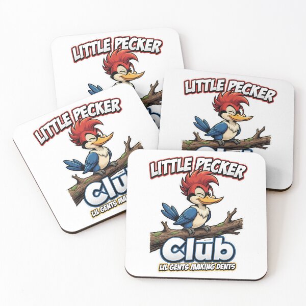 Item preview, Little Pecker Club Funny Woodpecker Design designed and sold by TshirtsOnline-.