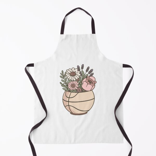 Item preview, Floral Basketball Planter Pastel Aesthetic Art designed and sold by Nova Blend.