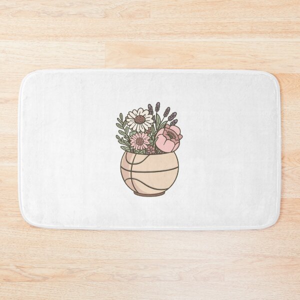 Item preview, Floral Basketball Planter Pastel Aesthetic Art designed and sold by Nova Blend.