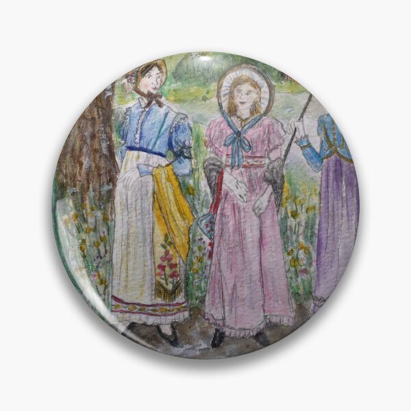 Item preview, Regency ladies promenading in the parkland (version two) designed and sold by HollyAngharad1.