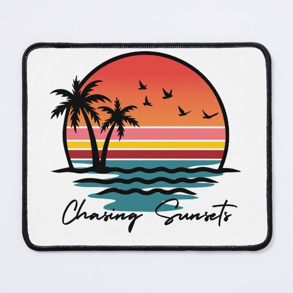 Item preview, Chasing Sunsets- Retro Tropical Beach Design designed and sold by RnIDesignd.