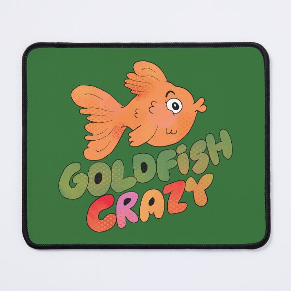 Item preview, Goldfish Crazy (Green) designed and sold by yellowflowerhut.