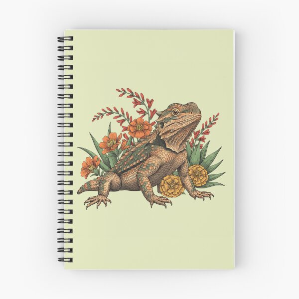 Item preview, Texas Horned Lizard Southwestern Flora Design designed and sold by BirdsnStuff.