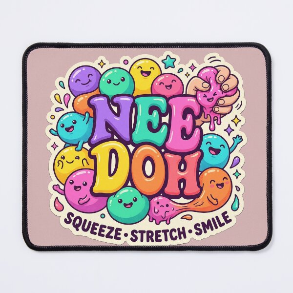 Item preview, Need Doh – Cute Kawaii Stress Relief Slime Character Sticker | Squeeze Stretch Smile designed and sold by Bhaskar Digital Art.