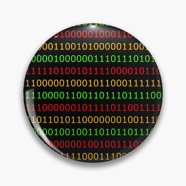 Item preview, Red Gold and Green Binary Code designed and sold by Wolf Wendigo.