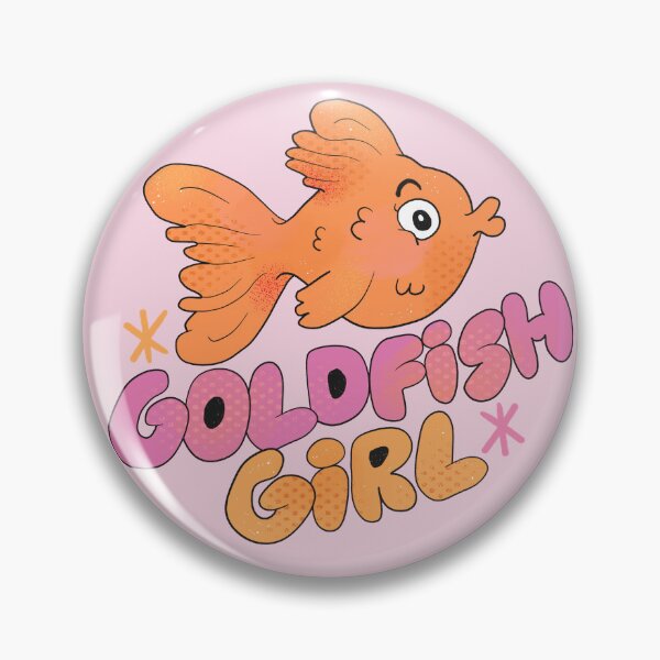Item preview, Goldfish Girl (Purple) designed and sold by yellowflowerhut.