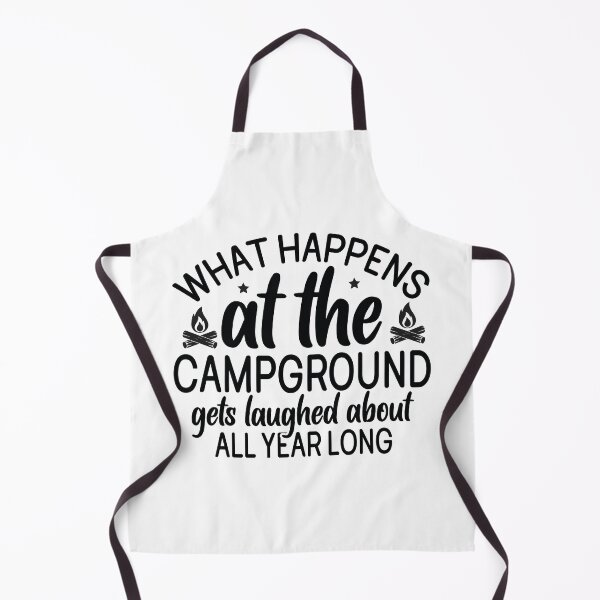 Item preview, What Happens At The Campground Gets Laughed About - Cute Mountain Nature Hiking Camper Gift designed and sold by FuzionRaptor.