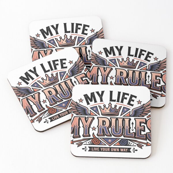 Item preview, My Life My Rules Live Your Own Way designed and sold by Munib320.