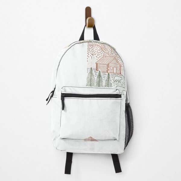 Item preview, Minimalist Mountain Bridge Hiking Adventure Nature designed and sold by Ink & Co.