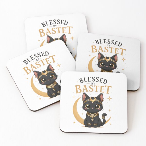 Item preview, Blessed By Bastet – Cute Egyptian Cat Godd-ess Design designed and sold by MotylekAnia.