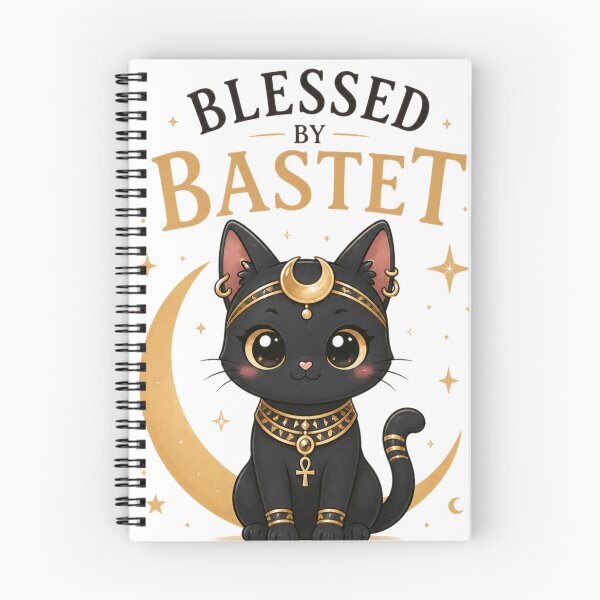 Item preview, Blessed By Bastet – Cute Egyptian Cat Godd-ess Design designed and sold by MotylekAnia.