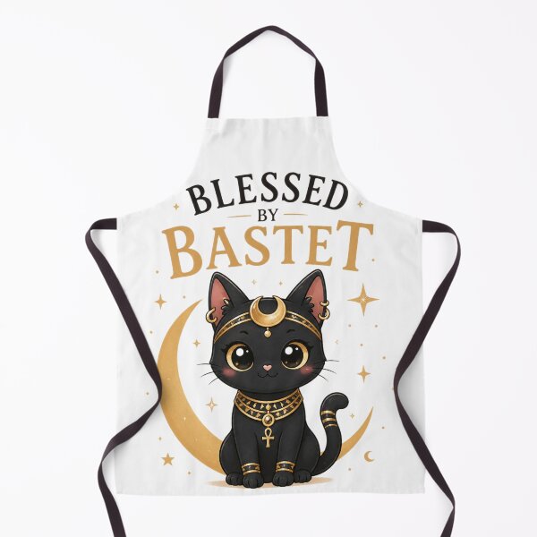 Item preview, Blessed By Bastet – Cute Egyptian Cat Godd-ess Design designed and sold by MotylekAnia.