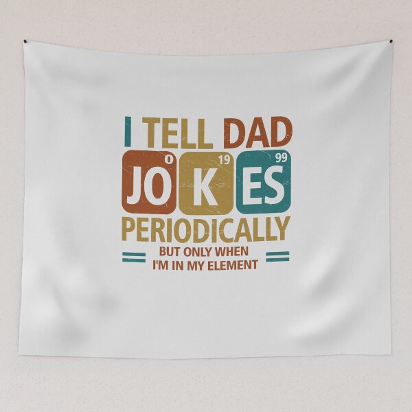 Item preview, I Tell dad Jokes Periodically Element Vintage Father's Day designed and sold by FernaRoje.
