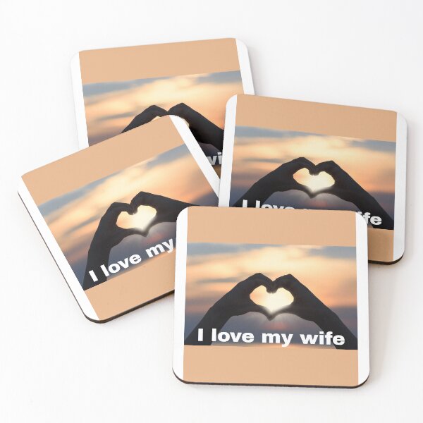 Item preview, i love my wife designed and sold by Marian's Shop.