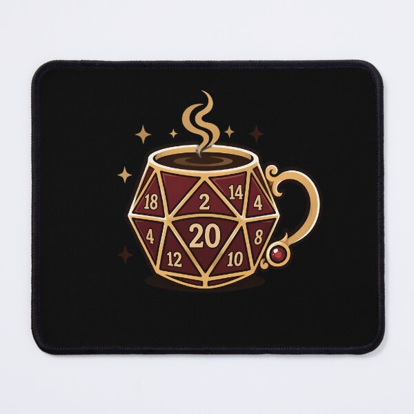 Item preview, Critical Caffeine Dice D20 Coffee Mug designed and sold by ArtMassive.