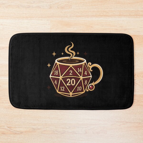 Item preview, Critical Caffeine Dice D20 Coffee Mug designed and sold by ArtMassive.