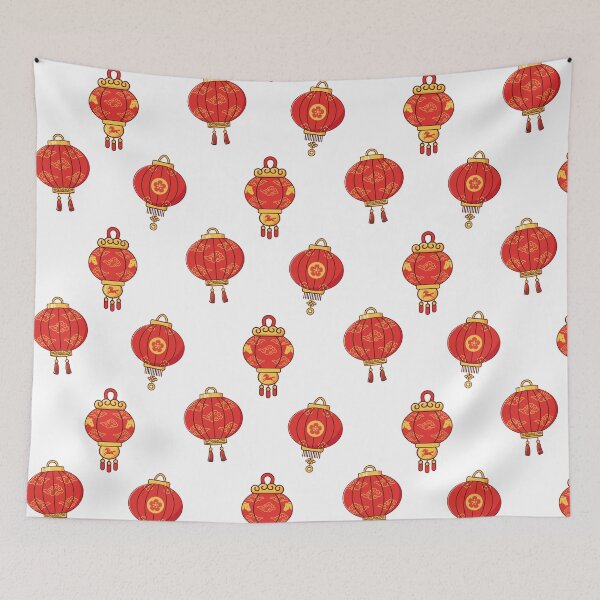 Item preview, Traditional Chinese Red Lantern Festivities designed and sold by BetweenForms.
