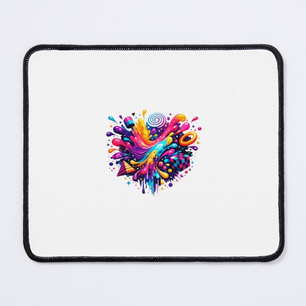 Item preview, Abstract Neon Splash – Colorful Geometric Energy designed and sold by ModernMoodCo.