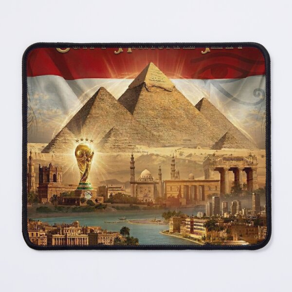 Item preview, Egypt National Team - Pharaonic Pyramids and Nile Landscape Panorama designed and sold by Aram250.