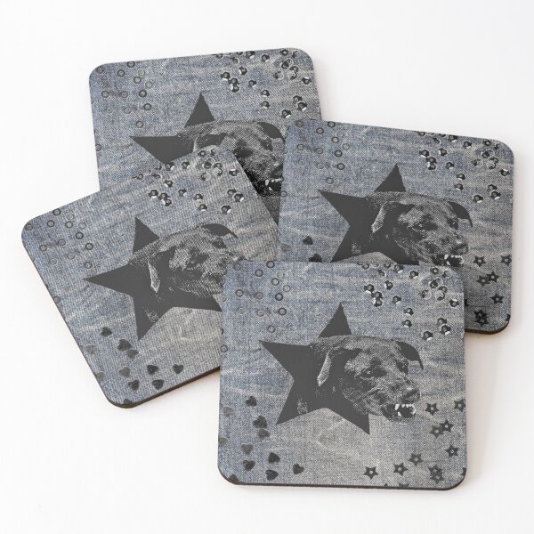 Item preview, Star Studded Dog designed and sold by PatchPlaceCo.