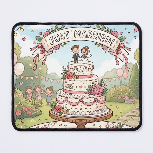 Item preview, Just Married designed and sold by The King's general goods.