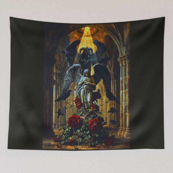 Item preview, Epic Dark Fantasy &amp; Gothic Cathedral Wall Art (3:4) designed and sold by Cyber-ART-Studio.