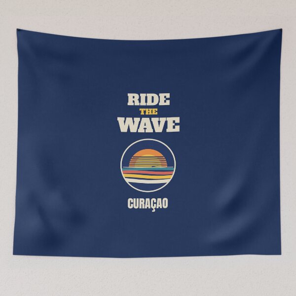 Item preview, Ride The Wave — Curaçao 2026 Soccer Tee designed and sold by LoudSection.