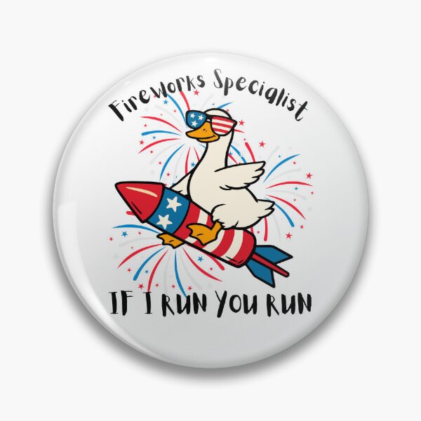 Item preview, Silly Goose Fireworks Specialist, If I Run You Run, USA Rocket, America 250 Years designed and sold by Forevermore.