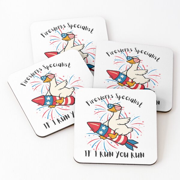 Item preview, Silly Goose Fireworks Specialist, If I Run You Run, USA Rocket, America 250 Years designed and sold by Forevermore.