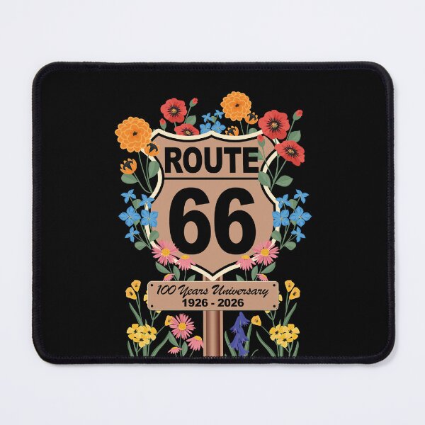 Item preview,  Route 66 100th Anniversary Vintage Floral Centennial 1926 - 2026 designed and sold by FernaRoje.