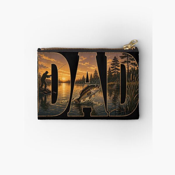 Item preview, Dad Fishing Bass Fisherman Sunset Lake Fishing Lover designed and sold by CutOutIdols.