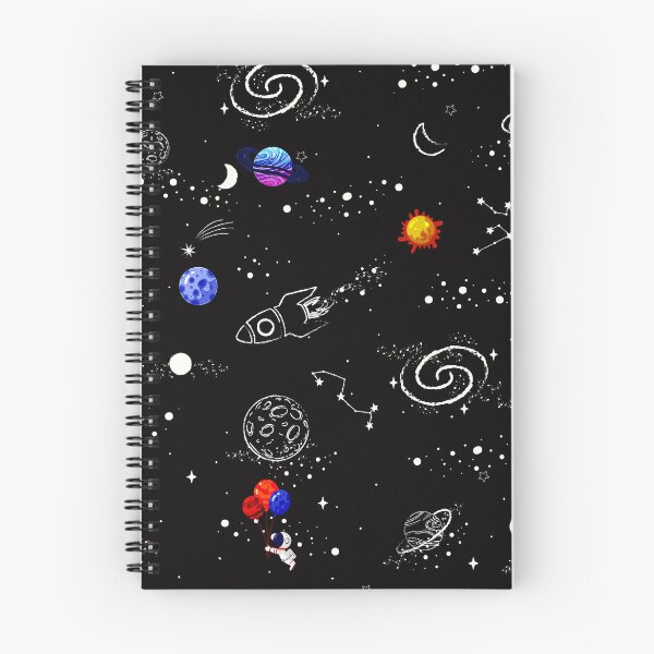 Item preview, Colorful Cartoon Space Planets and Rocket pattern. designed and sold by FahdSpaceArt.