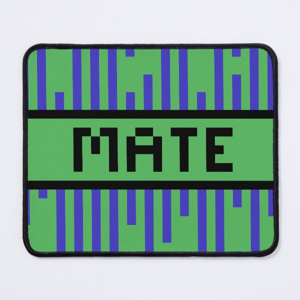 Item preview, MATE — Pixel Art Word | Retro 8-Bit Two-Tone Typography designed and sold by Mouremandier.