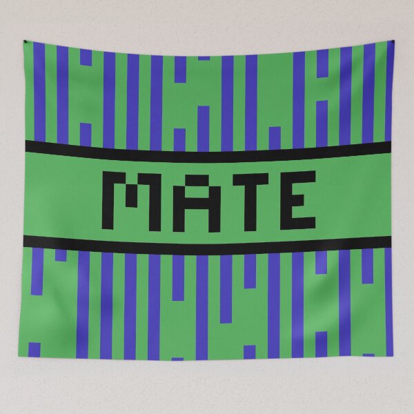 Item preview, MATE — Pixel Art Word | Retro 8-Bit Two-Tone Typography designed and sold by Mouremandier.